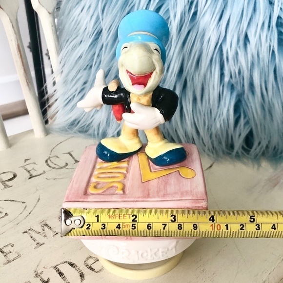Disney, Jiminy Cricket, Schmid, Vintage, Music Box, Ceramic, Good Condition - Picture 11 of 14